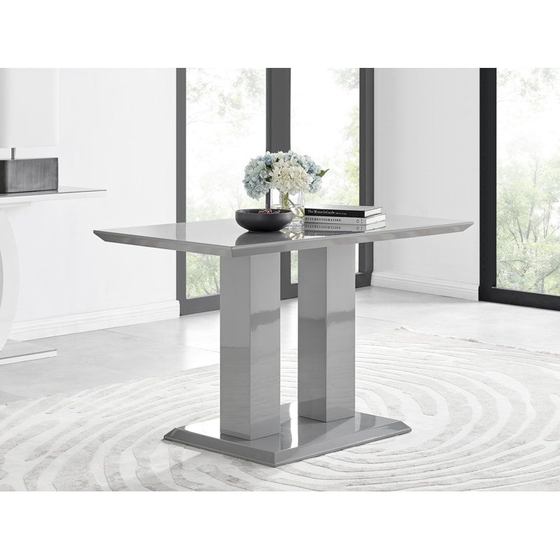 Eubanks Dining Table, Grey, Gray