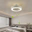 Sleep Under The Stars: Elegant Moon & Star Ceiling Fan Low Profile Marhan With Lights And Remote Control