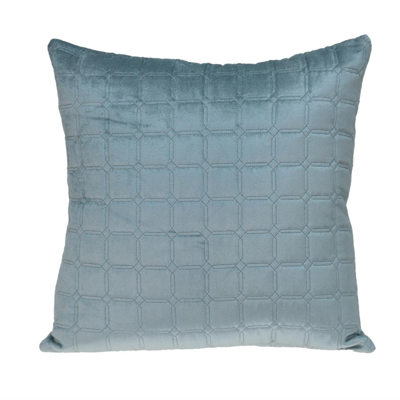 Coussin gris matelassé Parkland Collection Marrisa, Gris
