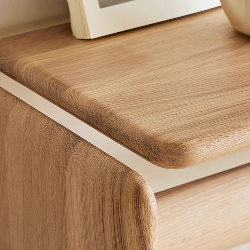 Table de véranda en bois massif de style japonais., Brun, H 29,5 po x l 51 po x P 11,8 po