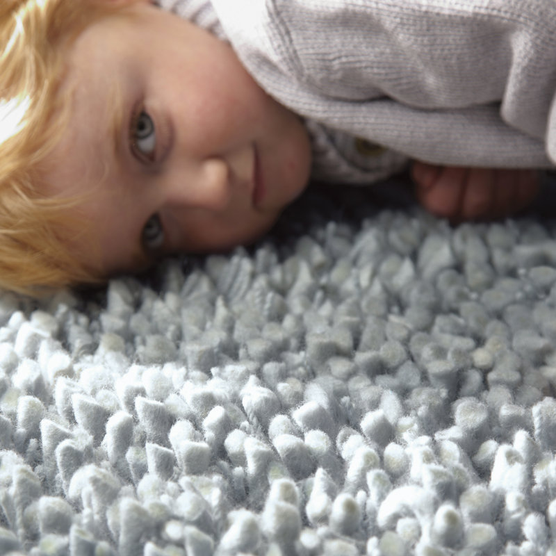 Hardin Solid Colour Wool Hand Woven Area Rug, Rectangle 200 x 300cm