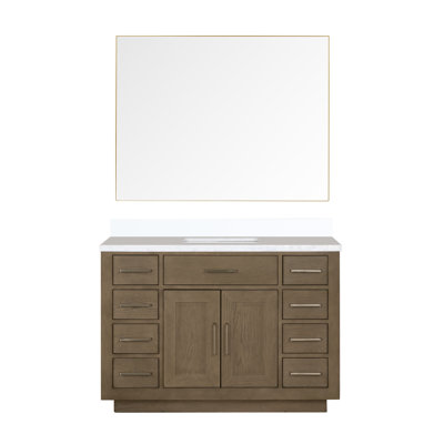 Ensemble de meuble-lavabo simple 48 "avec miroir