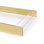 Acrylique rectangulaire Plateau avec 2 côtés, L 17,75 po x l 11,75 po