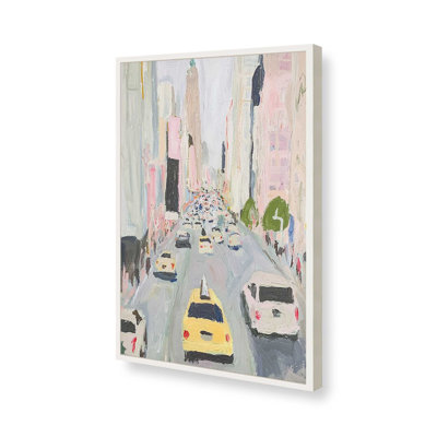 Looking up Fifth Ave I by Walker Noble Art Print