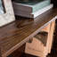 Nut-brown Rectangular Solid + Manufactured Wood desk-1667445852