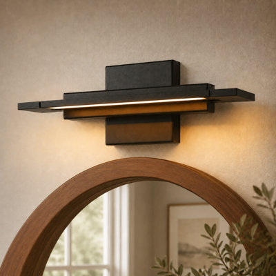 Modern 1-Light Dimmable LED Vanity Light