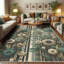 Machine Printed 152cm X 76cm Area Rug