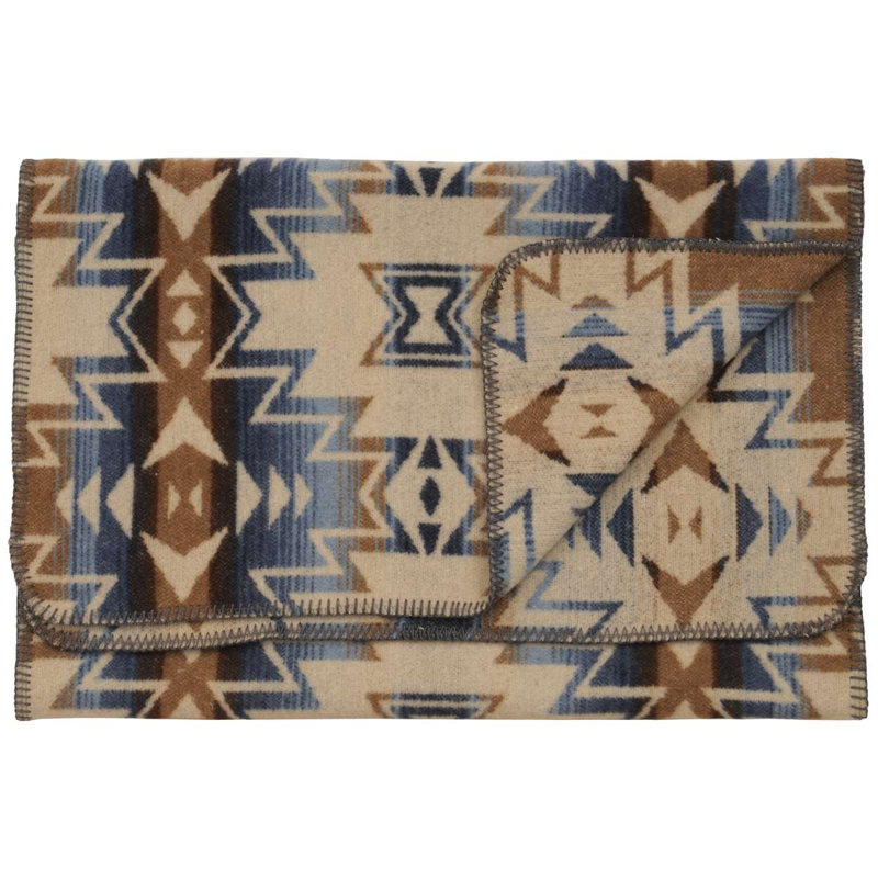 Wooded River Cascada - Scarf & Pillow Set - King - 106x24, Brown