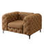 Fauteuil Chesterfield capitonné et rembourré en polyester-131074133