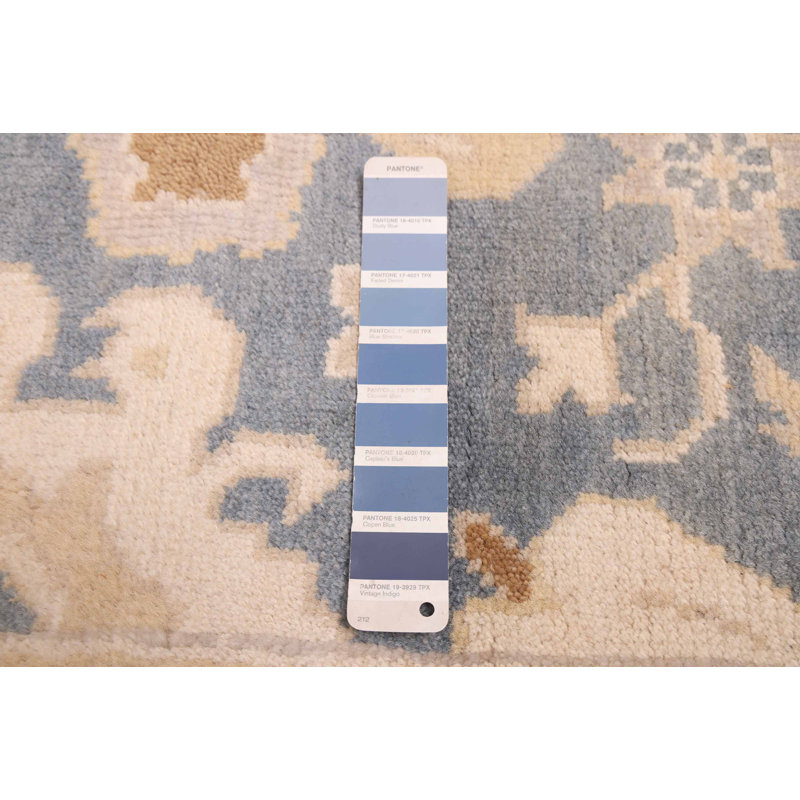 Tapis bleu royal Royal Oushak 8 pi 1 po x 9 pi 11 po