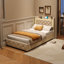 Upholstered Velvet Bed-329505954