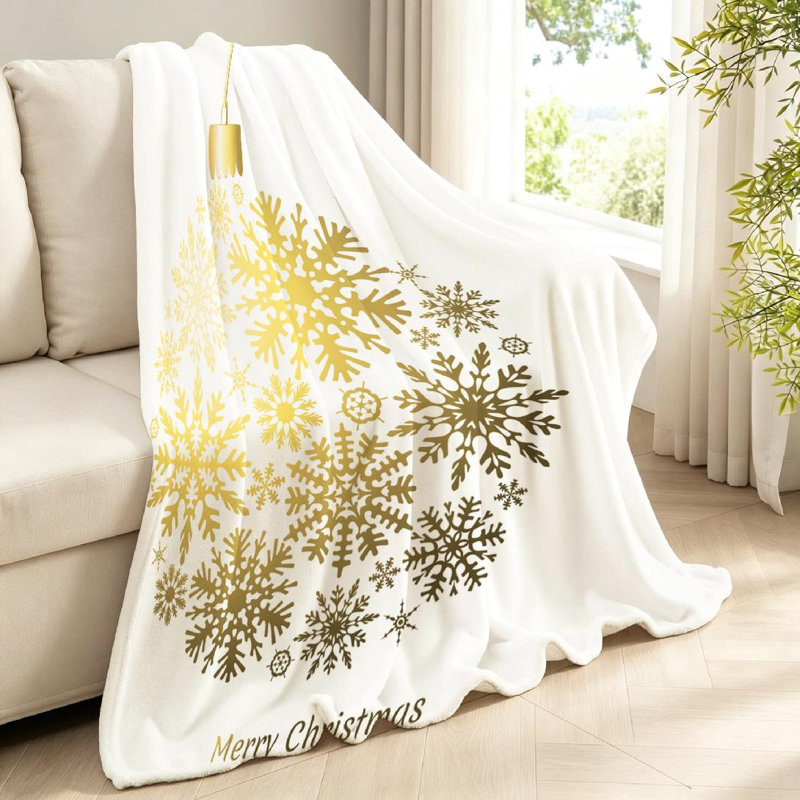 Jeté en molleton doré ultra doux, Throw 40" x 50"