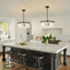 Lustre tambour en verre 4 lumières-611746809