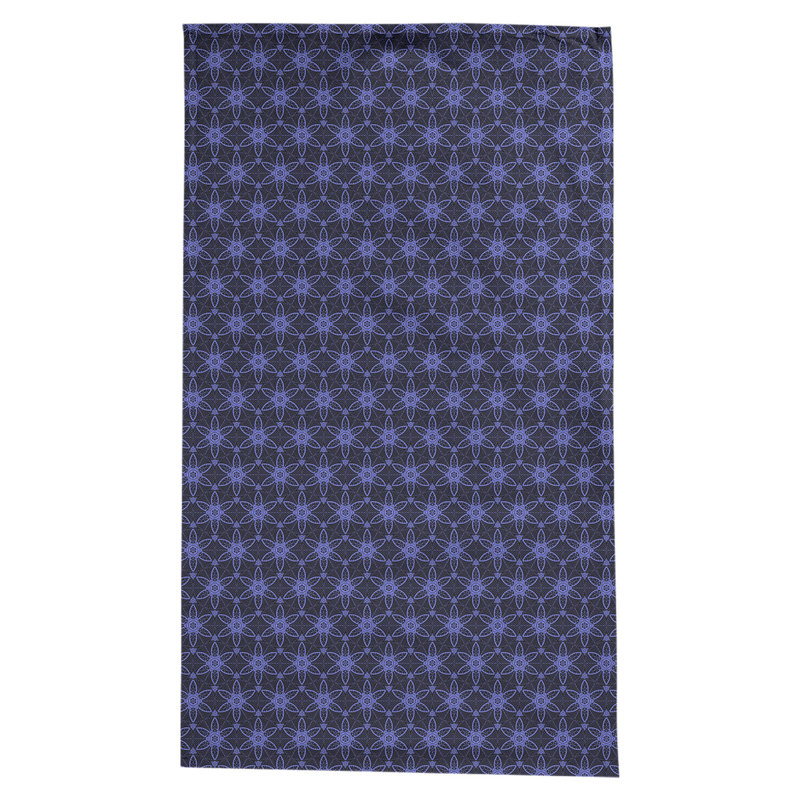 Nappe à cercles ornés Leffel, Noir / Bleu