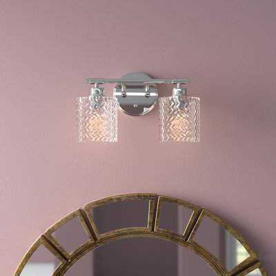 Éclairage pour salle de bain à DEL en fer à motif campagnard en fer Frances