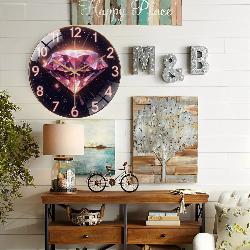 Horloge murale Sparkling Diamond