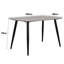 Aspen 1200mm foiled rect. table & 4 fabric chair Set-124198326-124198361