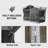4-Seat Outdoor Aluminum Glider Benches With Canopy