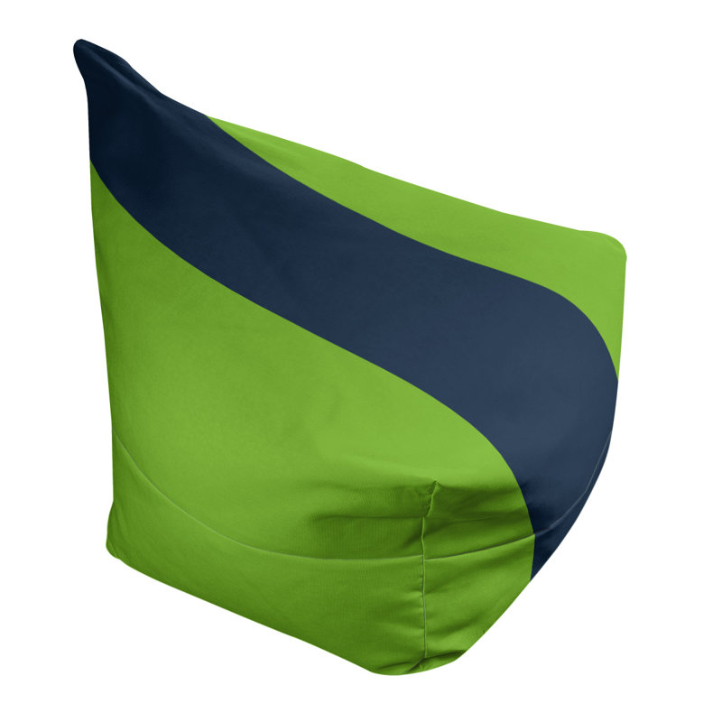 Fauteuil à billes Washington, Vert aurore / bleu nuit / vert aurore, 31 po x 38 po x 42 po