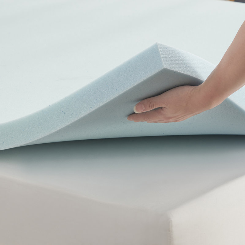 Bourland Alwyn Home Gel Memory Foam Mattress Topper, Queen, 2"