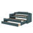 Twin Size Upholstered Daybed With Trundle And Drawers-1205908907