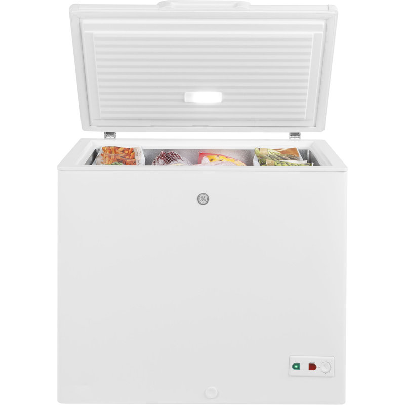 GE Appliances 8.8 Cubic Feet cu. ft. Garage Ready Chest Freezer with Adjustable Temperature Controls