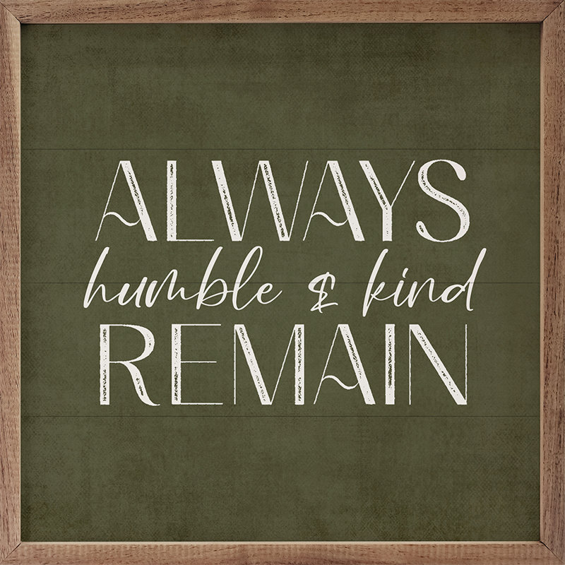 Always Remain, 4" H x 4" W