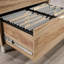 Bureau en L, finition brune