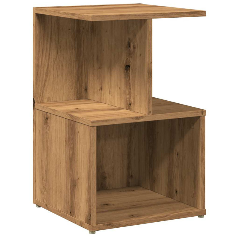 Donahue Bedside Cabinet Engineered Wood, Artisan Oak, 1