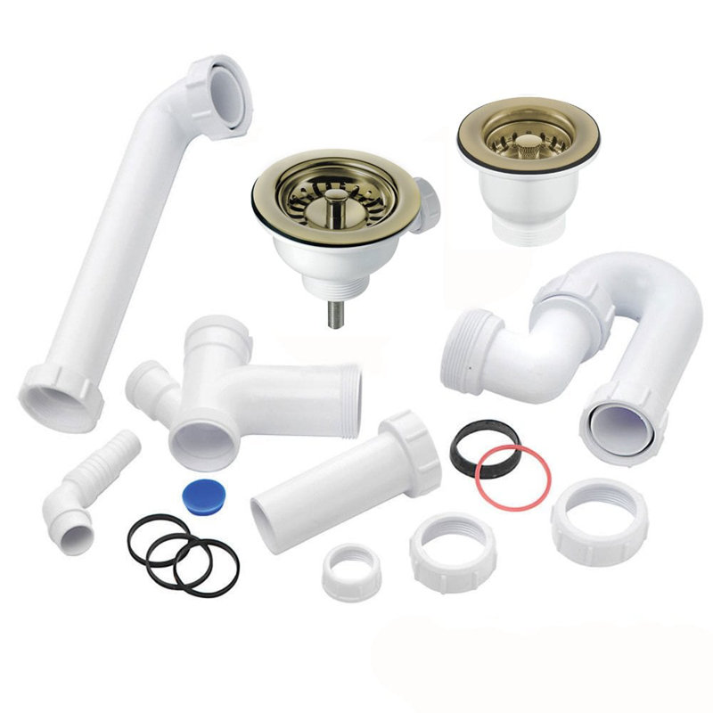  RAK Rangemaster 1.5 Bowl Waste & Plumbing Kit No Overflow, Bronze