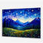 Vangogh nuit étoilée au-dessus des montagnes - Art mural acrylique Vangogh-101522707