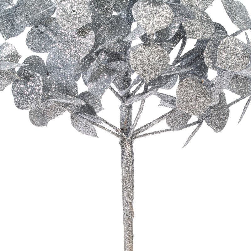 Vickerman Artificial 28" Eucalyptus Spray 28'' Trees & Wreaths Pick, Silver