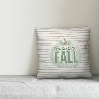  Happy Fall Throw Pillow