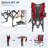 2 PCS Oversized Camping Directors Chair, Portable Folding Lawn Chairs for Adults Heavy Duty with Side Table, Outdoor Foldable Camp Chair with Pocket for Beach, Fishing, Picnic, Outdoor Foldable Camp C-809043173