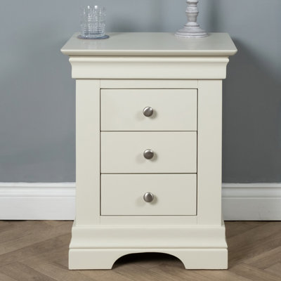 Alliber 50cm W Solid Wood Bedside Table