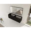 Armoire de meuble-lavabo flottant de 60 po avec portes à fermeture en douceur Koffon