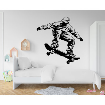 Adhésif mural skateboarder