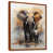 Brown Floater Framed