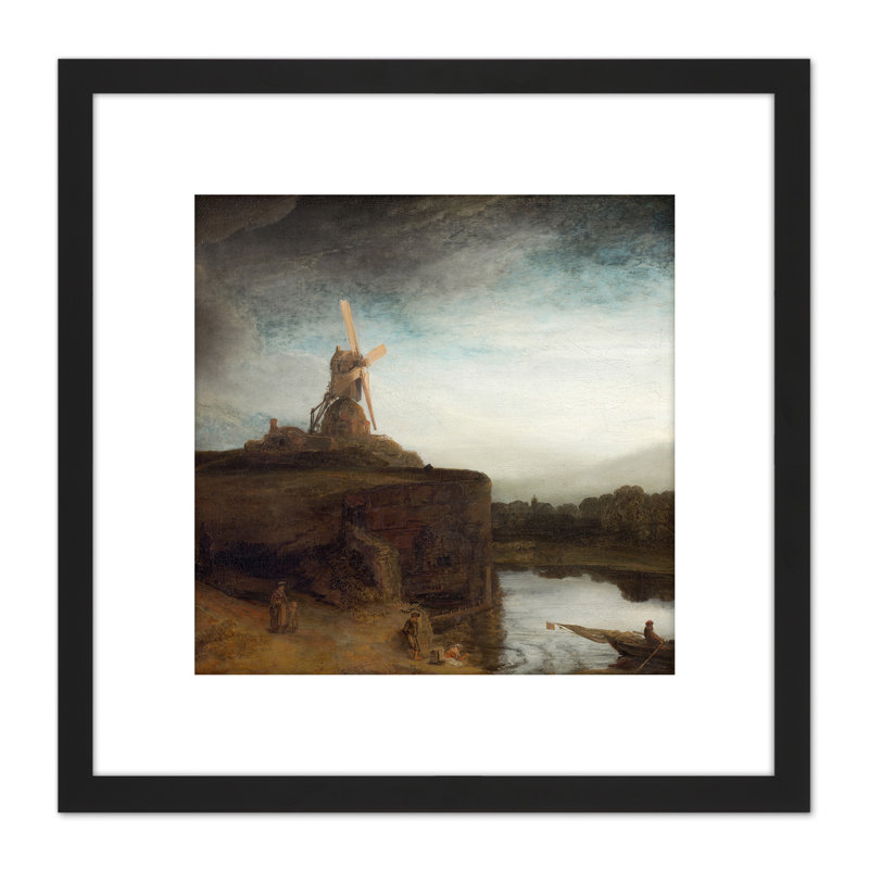Rembrandt the Mill 1 Piece Single Picture Frame Painting