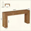 Table d'entrée pratique, console rustique, table de canapé