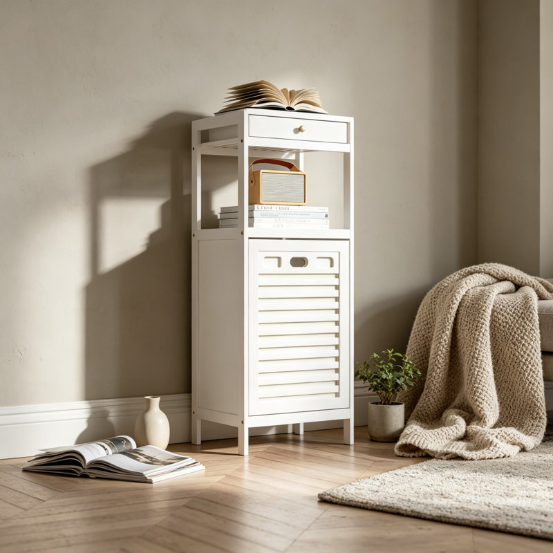 Laundry Hamper, White