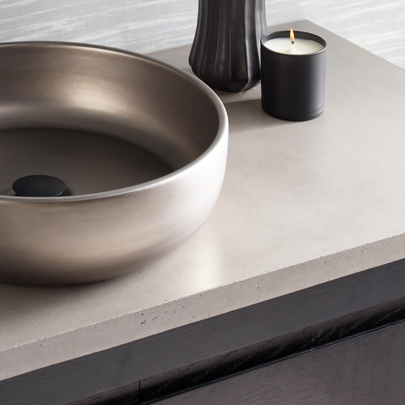 Plateau de meuble-lavabo simple 48,5 po, Simple, Frêne