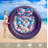 Inflatable Pool Float Mat, 73" X 73" Pool Floats Adult Extra Large Size With Removable Pillow, Cooling Floaties Bed With Grab Handles For Outdoor Summer Party
