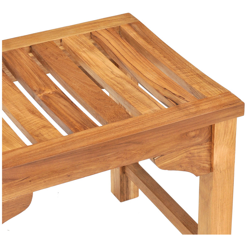 Ingrid Solid Wood Teak Outdoor Bench