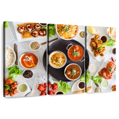 Variété de cuisine indienne