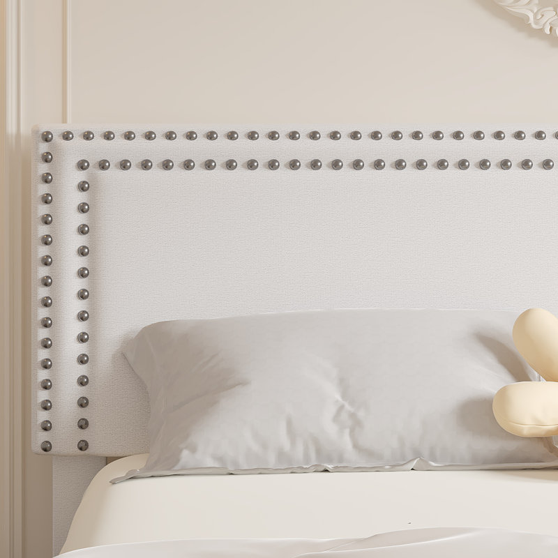 White Velvet Upholstered King Platform Bed with Storage Drawers