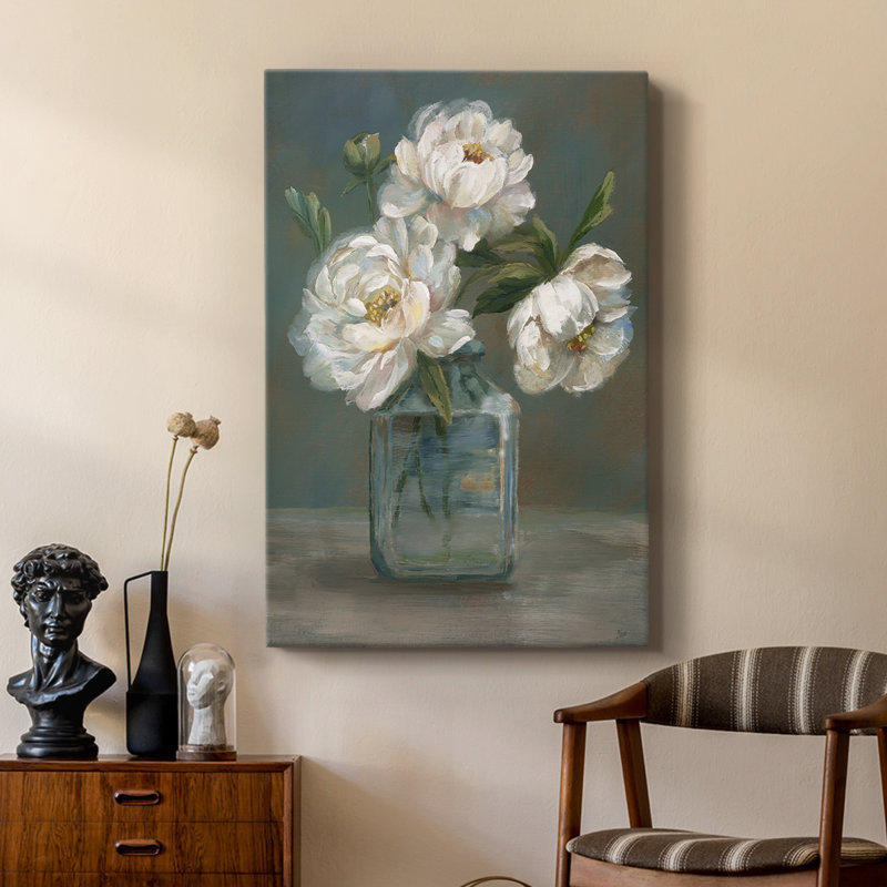 Roses rétro - galerie Cavas sur mesure, H 18 po x l 12 po