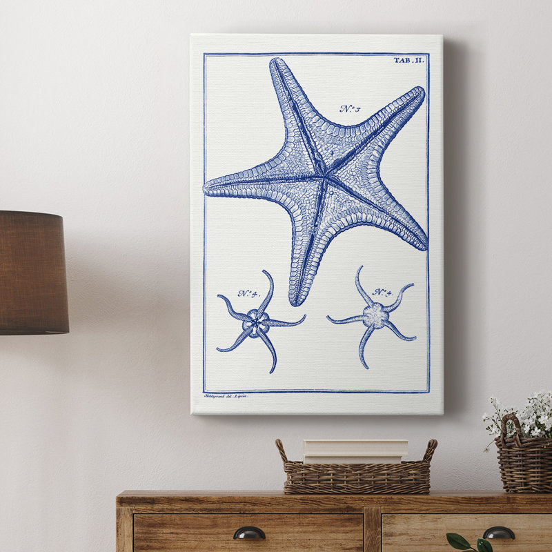 Blue Sea Stars VII - galerie Cavas sur mesure, H 27 po x l 18 po