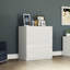 Oslo 3 Drawer High Gloss Chest, (FSC 100%) Bedroom Home Furniture-1877545699