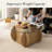 Modern Round Glass Coffee Table-1848126830